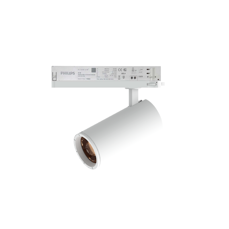 GREEN TECH LED šinska svjetiljka Green Tech 30W, 3000K, Philips LED, trofazna, bijela boja - TL-103-WW-WH