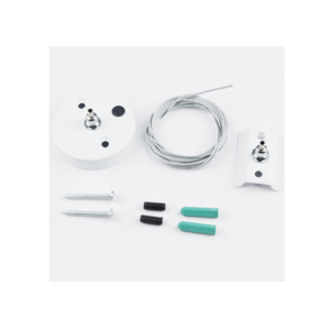 GREEN TECH Ovjes za šinsku rasvjetu Green Tech, bijela boja, duljina 1 m - WD01-1-WH