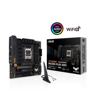 ASUS MB TUF GAMING B650M-PLUSWIFI, AM5, 4x DDR5, DP, HDMI,2x M.2, 4x SATA, 8xUSB, mATX