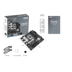 ASUS MB PRIME B760M-A D4-CSMIntel B760, LGA 1700, 2x M.2,4xDDR4; 2xHDMI, DP, mATX