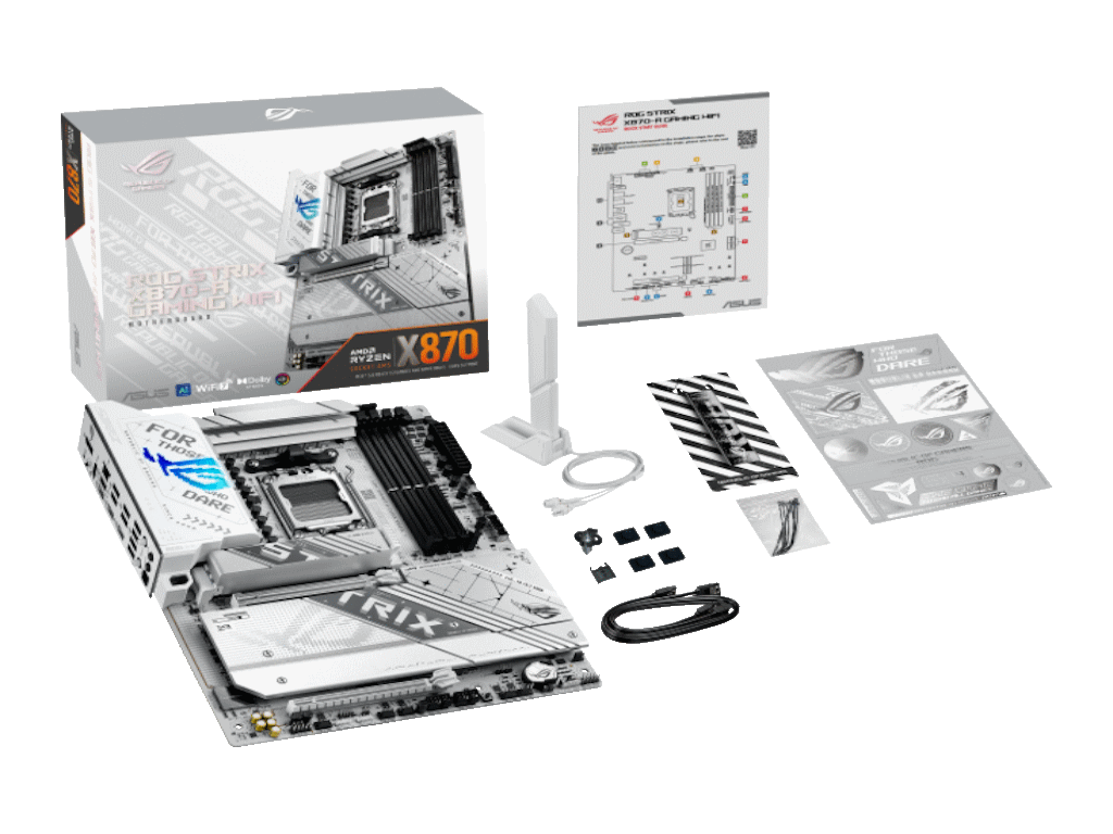 ASUS MB ROG STRIX X870-A G. WFGaming Wifi, AM5, 4xDDR5,4x M.2;2xSATA,DP, HDMI,12x USB, RAID,ATX - Image 3