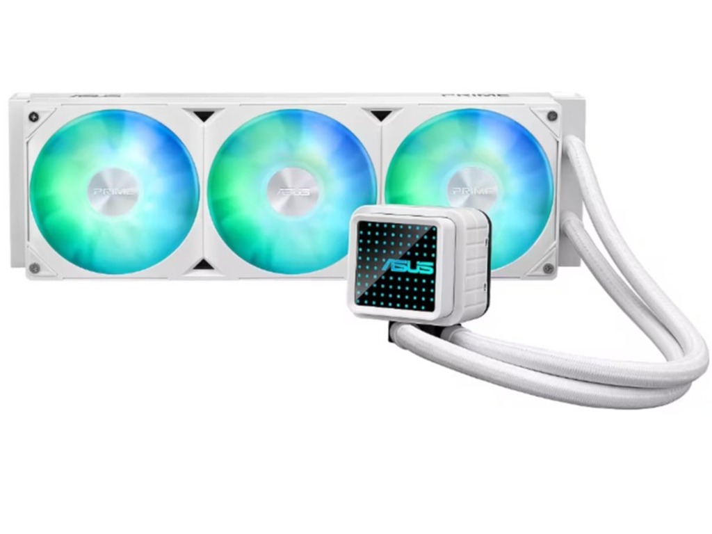 ASUS PRIME LC 360 ARGB WHITE 360mm Liquid Cooler, White/Bijela,