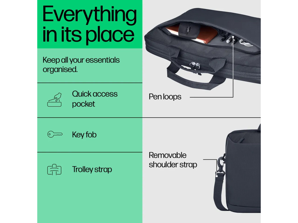HP Evday OGR 14 Laptop torbaHP Evday OGR 14 Laptop torbaHP Evday OGR 14 Laptop Briefcase torba - Image 3