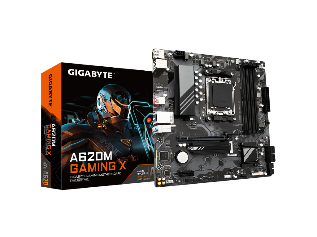 Gigabyte MB A620M Gaming XAM5; 4xDDR5; M.2, 4xSATA;8xUSBHDMI, DP, mATX