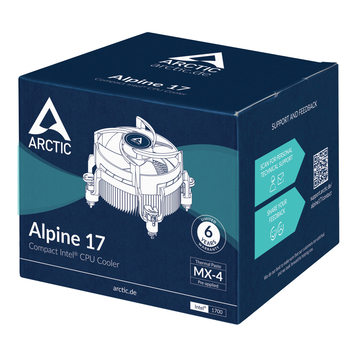 Arctic Alpine 17Compact Intel CPU Cooler - Image 2