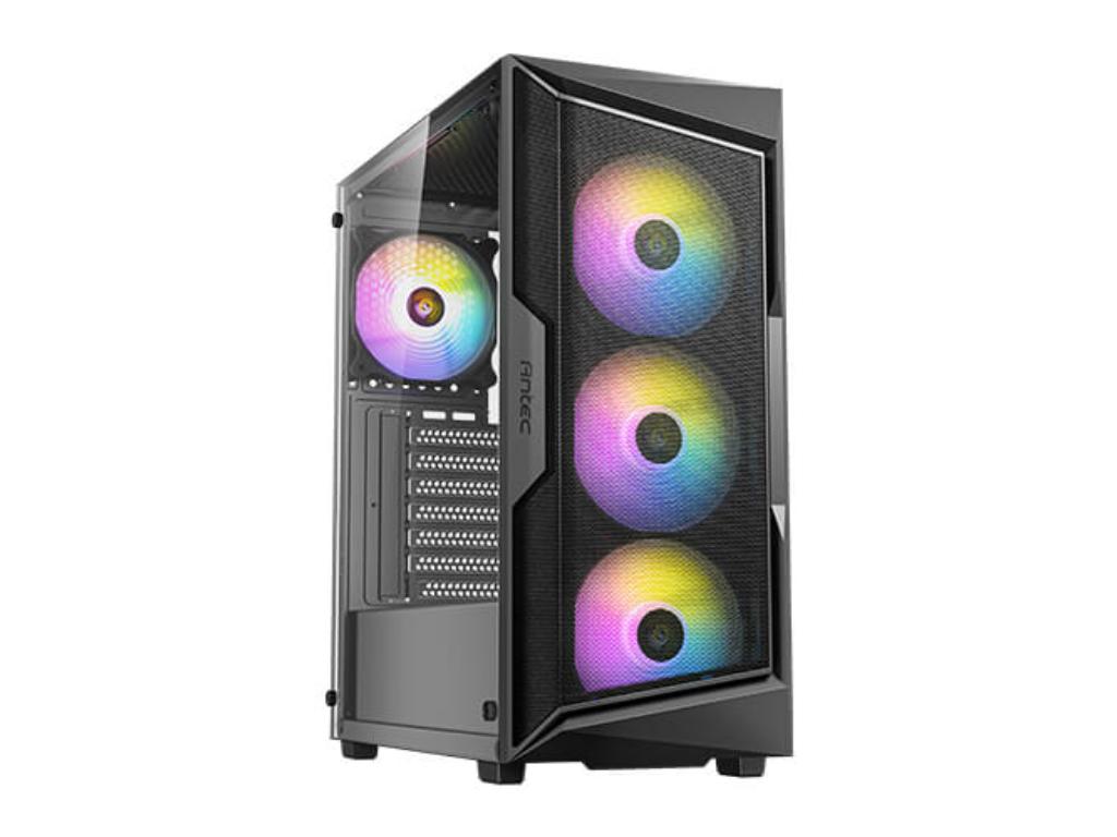 Antec AX61 ELITE AX Case4xARGB 120mm, Mid TowerATX, Tempered Glass, Radiator: 360mm