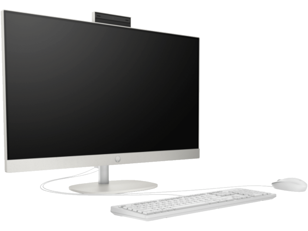 HP All-in-One 27-cr0050ny PC27",NT,7520U,16GB DDR5 onboard,1TB,FreeDOS,Bijeli,periferija,36m - Image 3