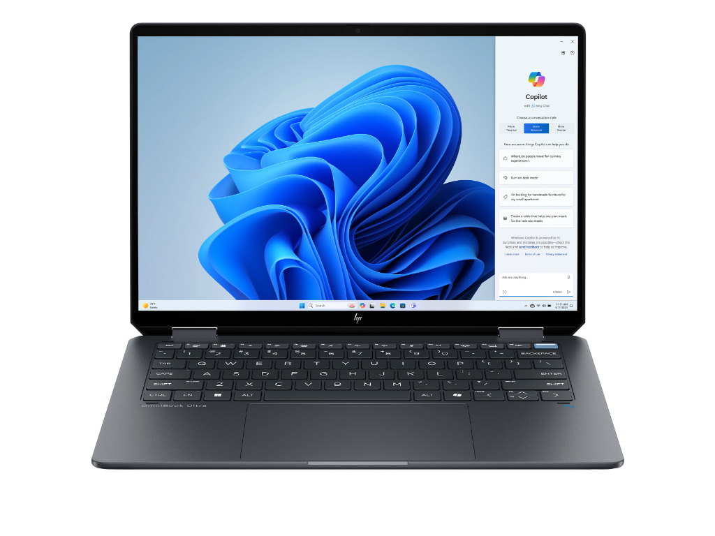 HP OmniBook Ultra Flip 14-fh0014" OLED, U7-258V 2.2/4.8GHz32GB DDR5, 2TB SSD, Backlit, FPR, W11Hom