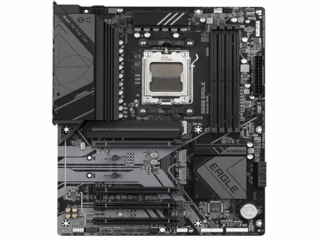 Gigabyte MB B650 EagleAM5; 4xDDR5; up to 256GB,(up to 7600MHz); 4x SATA,3xM.2, DP, HDMI - Image 2
