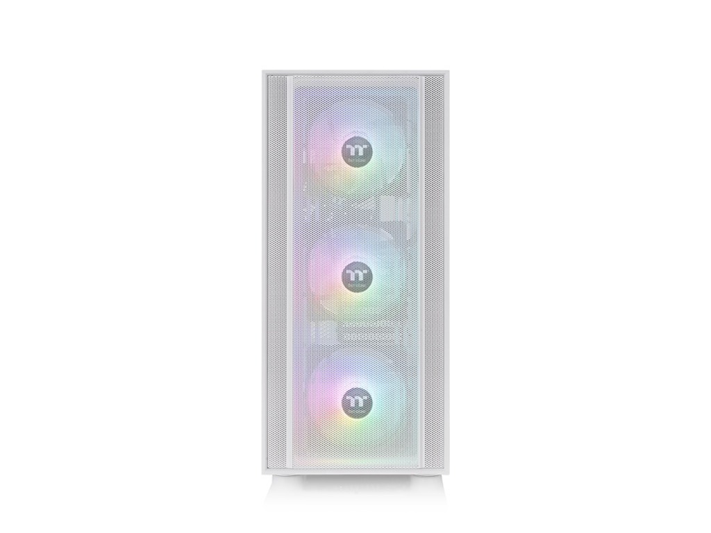Thermaltake H570 TG ARGB Snow Mid tower, tempered glass, 3x 120mm ARGB Lite fan - Image 2