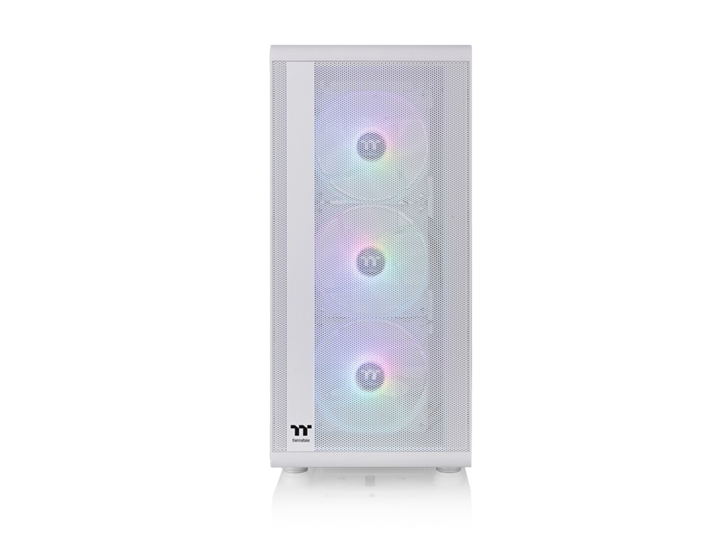 Thermaltake S200 TG ARGB Snow Mid tower, 3x ARGB 120mm Lite front fans - Image 2