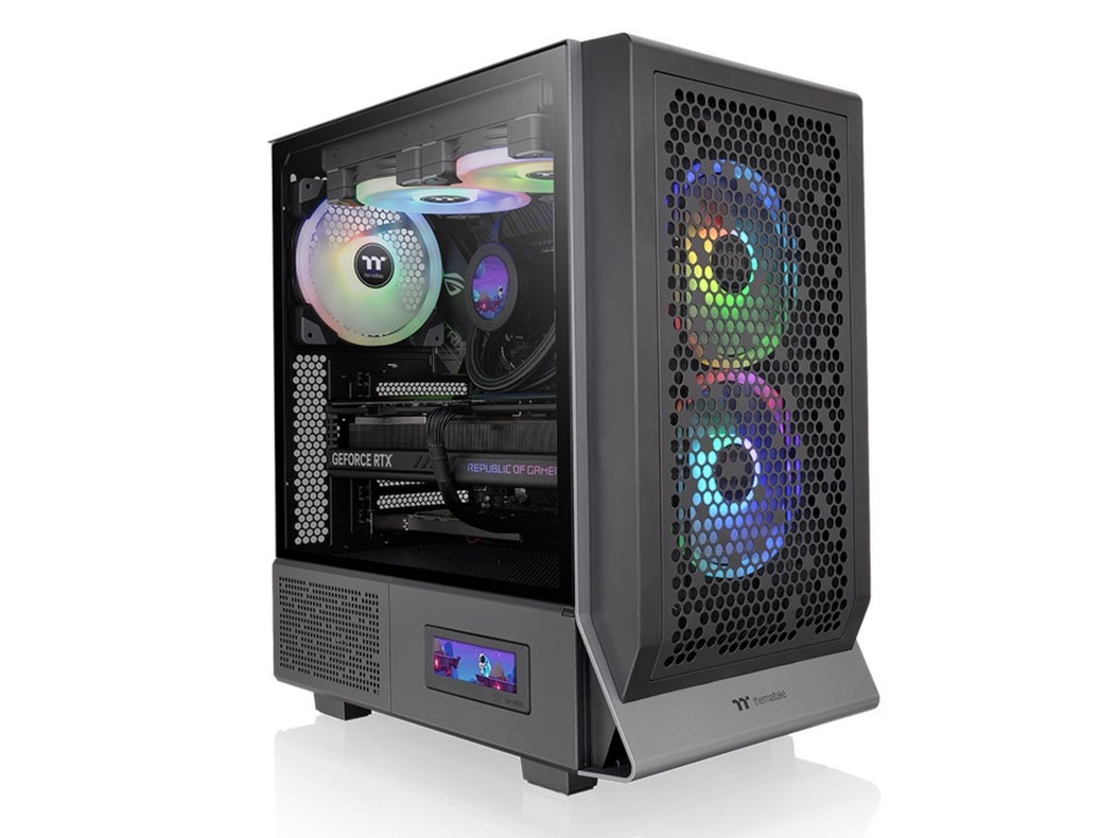 Thermaltake Ceres 300 TG ARGBMid tower case, tempered glass2x CT140 ARGB fans, 1x CT140 fan - Image 2