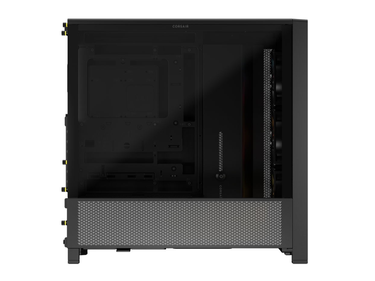 CORSAIR FRAME 4000D RS ARGB3xRS120 ARGB fans, 360mm rad170mm cooler, 430mm GPU, ATX, Black - Image 5