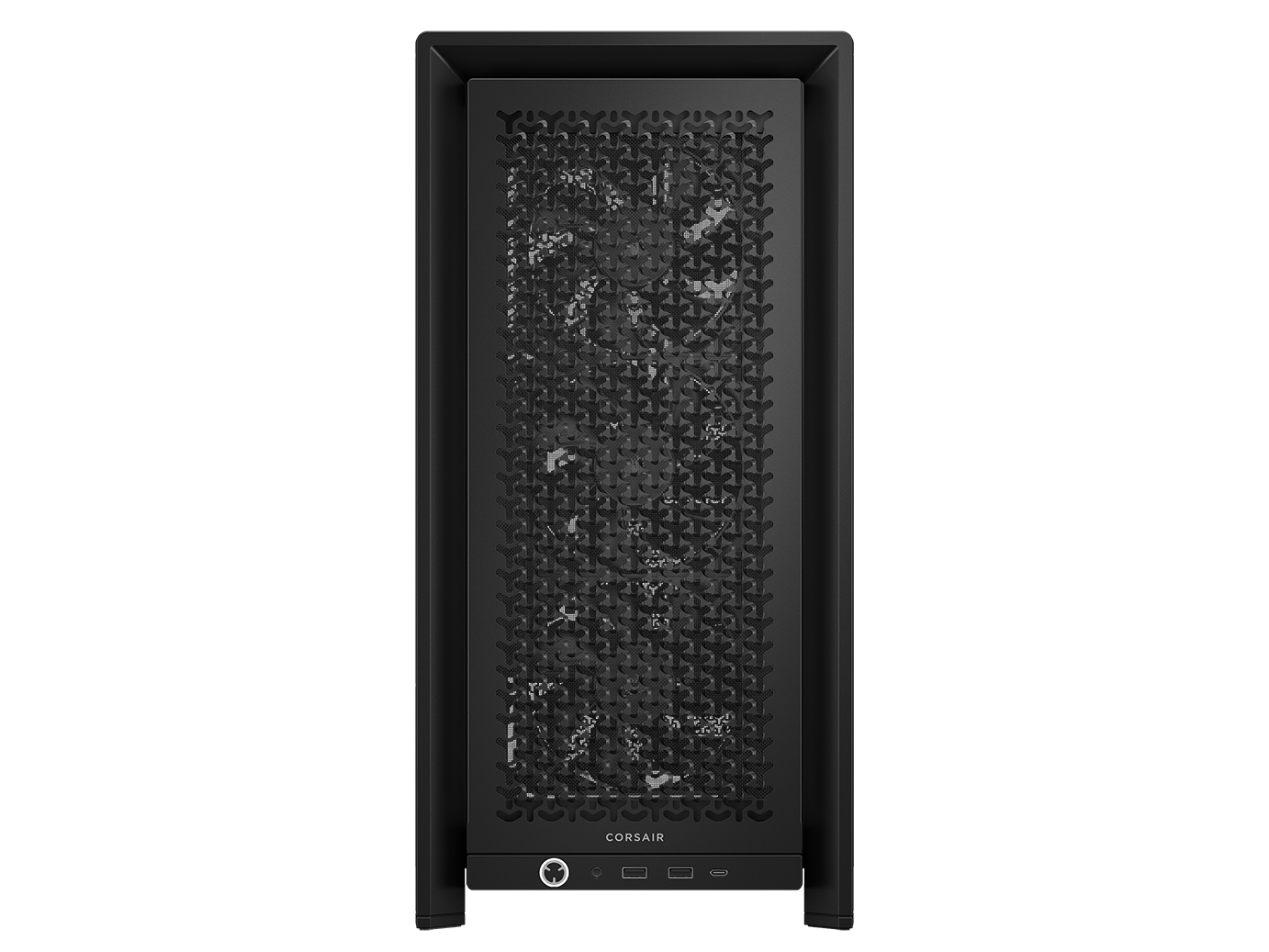 CORSAIR FRAME 4000D RS Case3xRS120 fans, 360mm radiator170mm cooler, 430mm GPU, ATX, Black - Image 4
