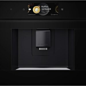 Bosch ugradbeni caffe aparat Serie 8| Crni,30 postavki,Aroma Select, AutoMilk Clean