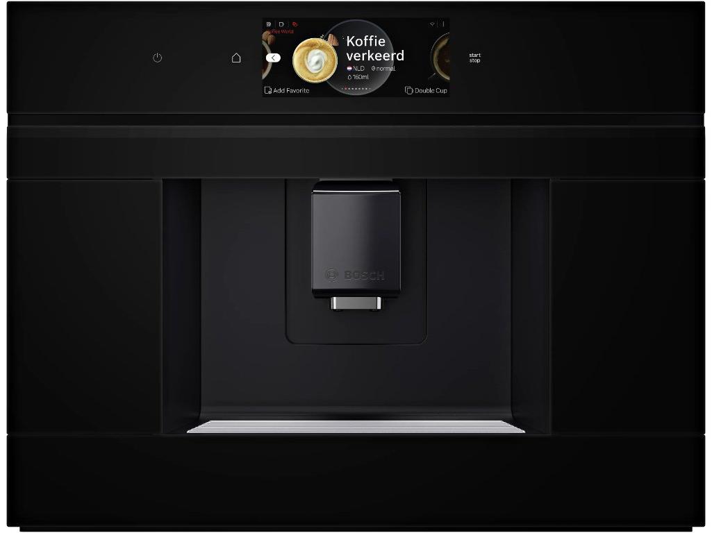 Bosch ugradbeni caffe aparat Serie 8| Crni,30 postavki,Aroma Select, AutoMilk Clean