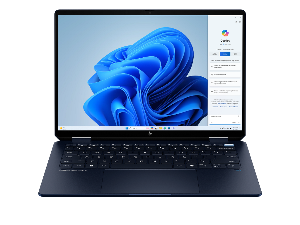 HP OmniBook Ultra Flip 14-fh0014" OLED, U7-256V 3.7/4.8GHz16GB DDR5, 1TB SSD, Backlit, FPR, 1.18KG - Image 3