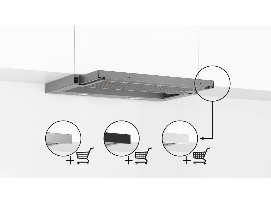 BOSCH Teleskopska napa Serie 2|, 394m3/h, 68 dBOld Model: BOSCH DFL064W53 - Image 2
