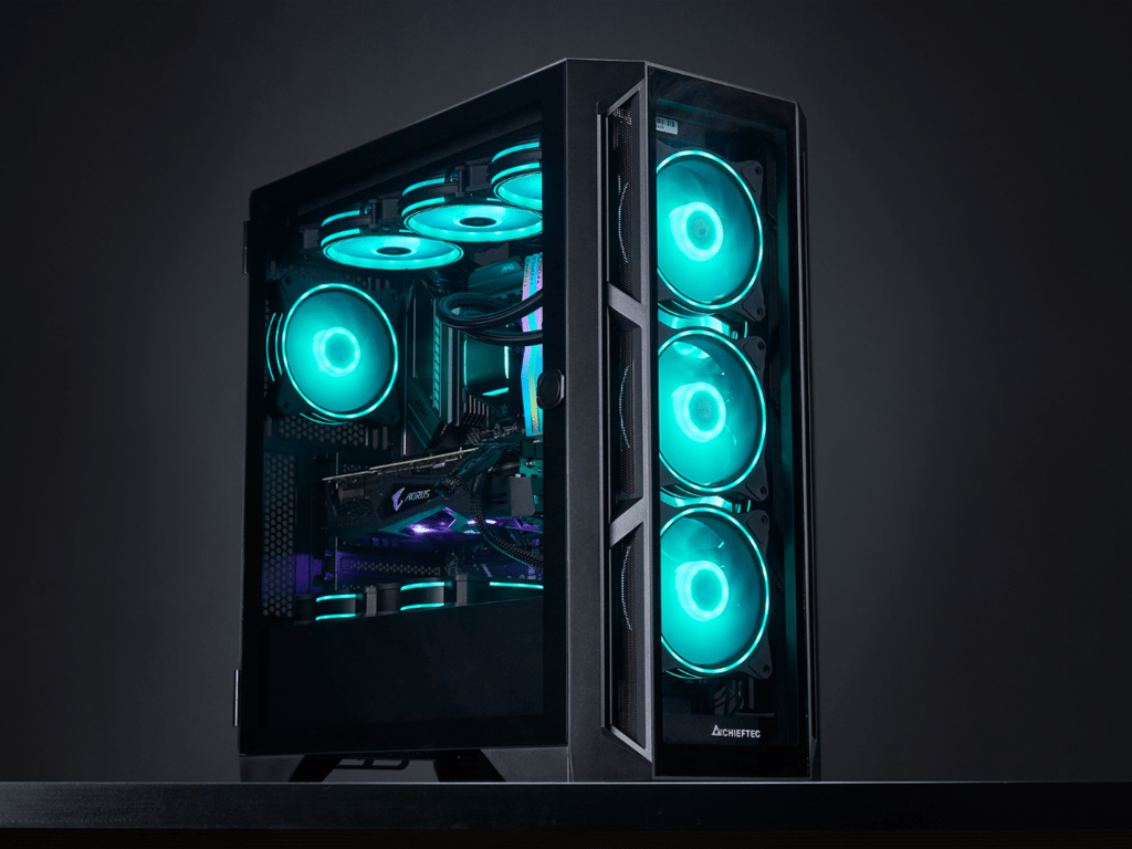 Chieftec Apex Case4x120mm A-RGB fans,control hubtempered glass, E-ATX - Image 2