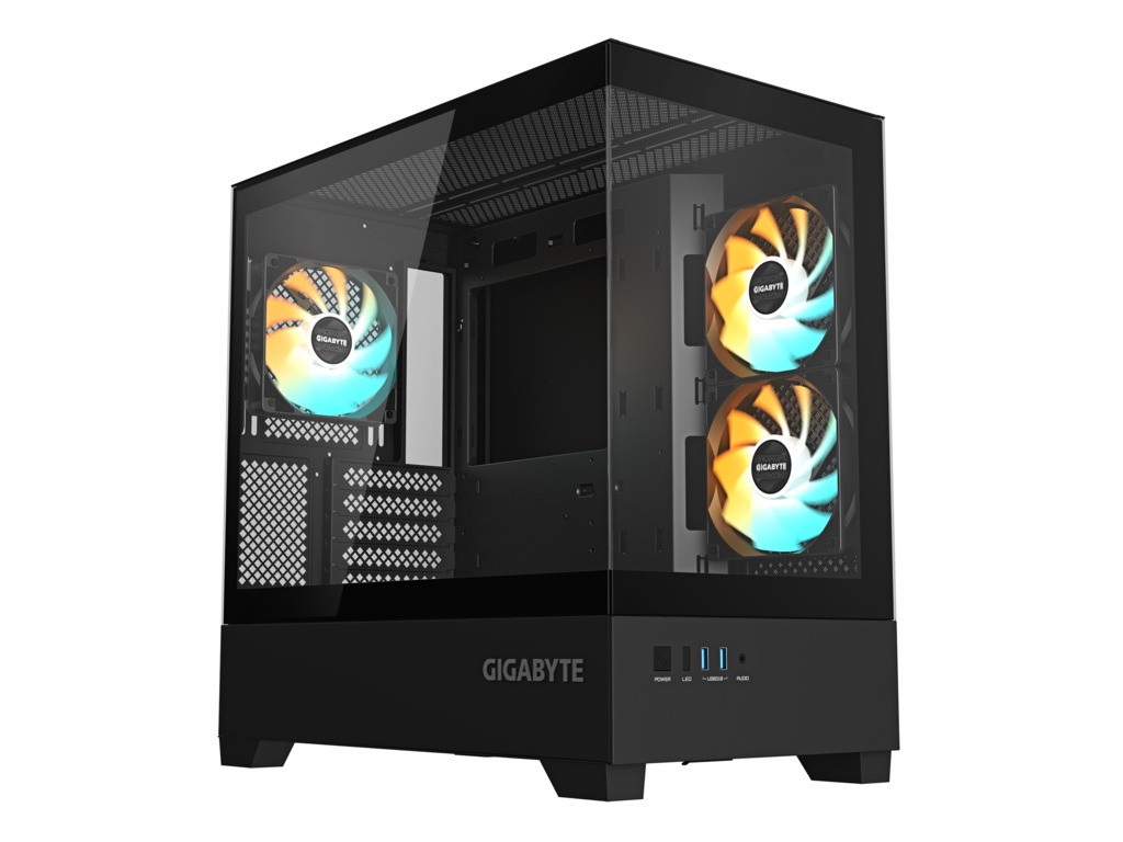 Gigabyte Case GB-C201P Mid-tower, mATX, 3x 120mm ARGB fans