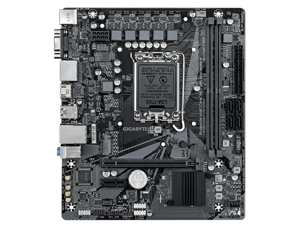 Gigabyte H610M S2H V3 DDR4LGA1700; 2xDDR4; M.2; 4xSATA6xUSB; HDMI, 2xDP, VGA - Image 3