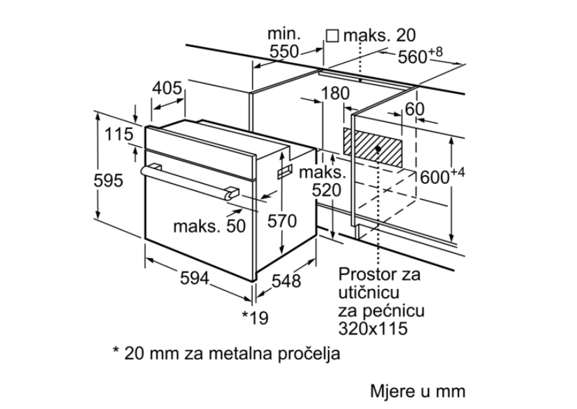 BOSCH pećnica Serie 2| INOXKatalitičke obloge - Image 3
