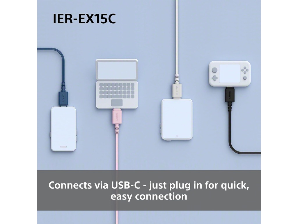 Sony In ear USB-C slušaliceboja crna - Image 3
