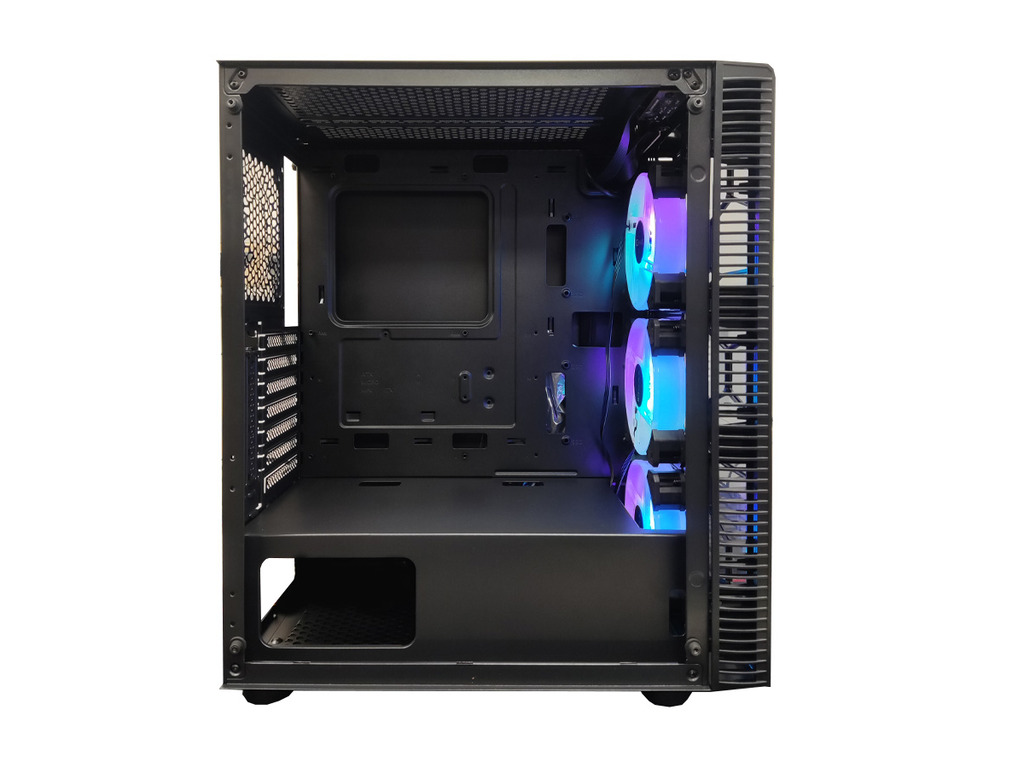 IG-MAX X3804-A06 GIANT MESHcase, E-ATX. 3x12cm RGB fan3xUSB, audio panel - Image 2