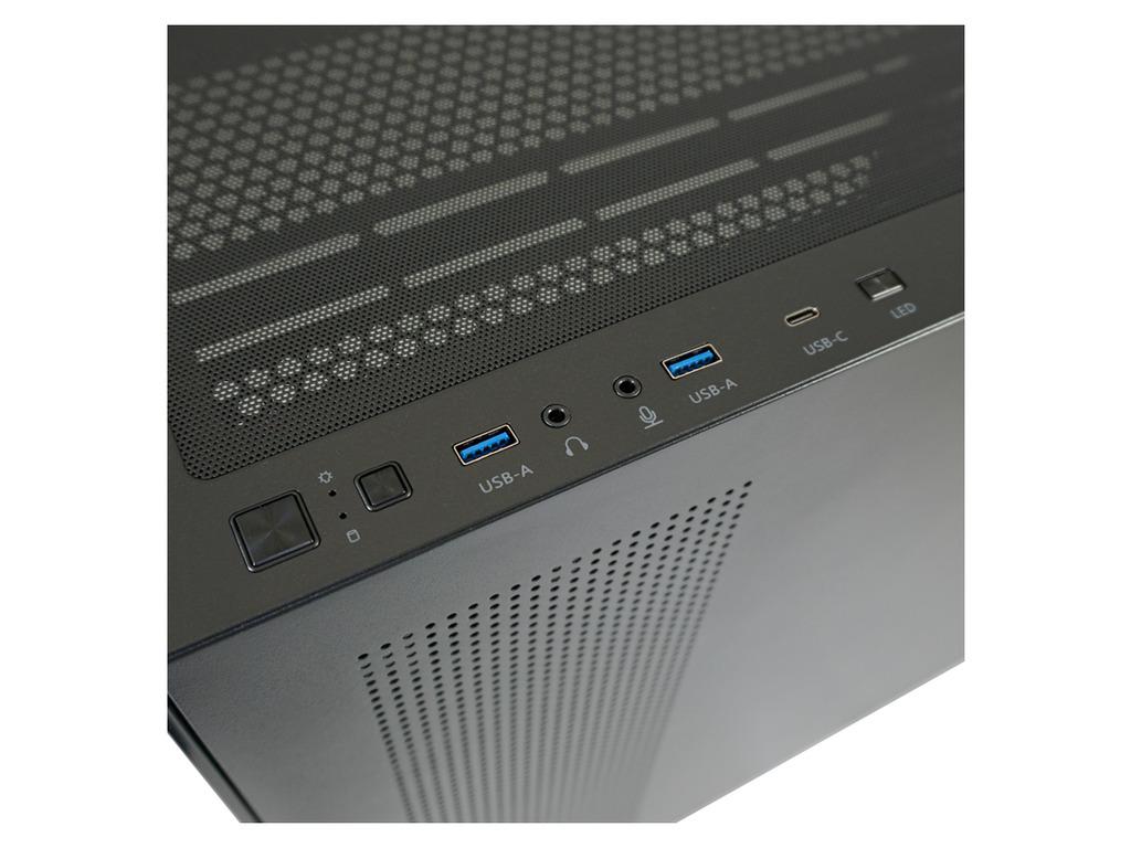 LC-Power Case Gaming 715B Midi-tower, ATX, 4x ARGB fan1x USB-C, 2x USB-A - Image 4
