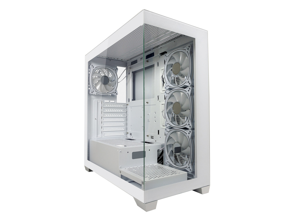 LC-Power Case Gaming 715W Midi-tower, ATX, 4x ARGB fan1x USB-C, 2x USB-A, White - Image 4