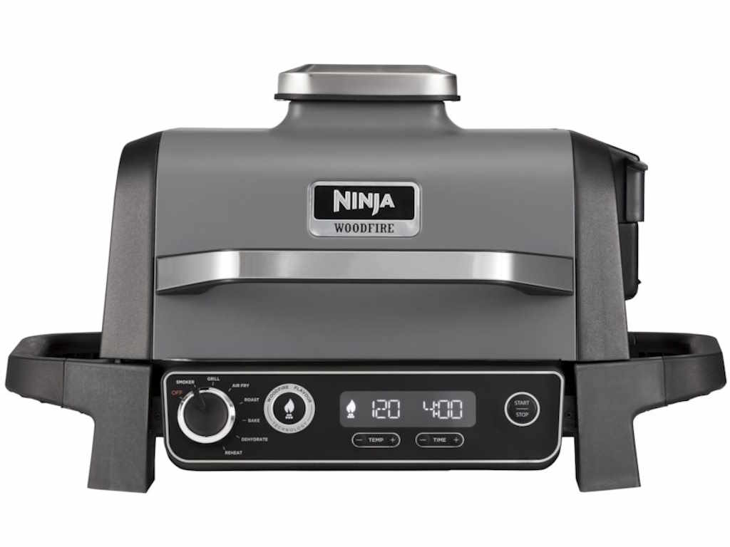 Ninja elektricni rostilj7 funkcija, tezina 10,18 kg.Woodfire tehnologija, do 75% manje masti