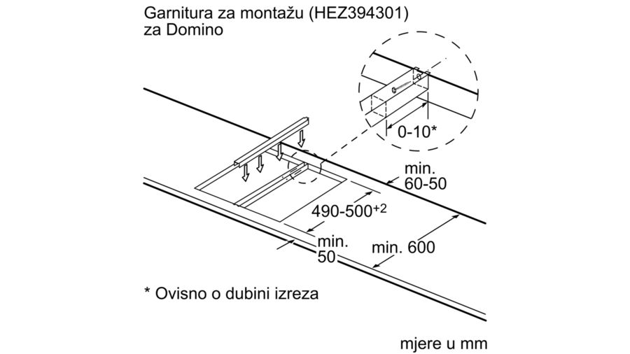 BOSCH DOMINO ploča INDUKCIJSKA Serie 6|, ES - Image 2