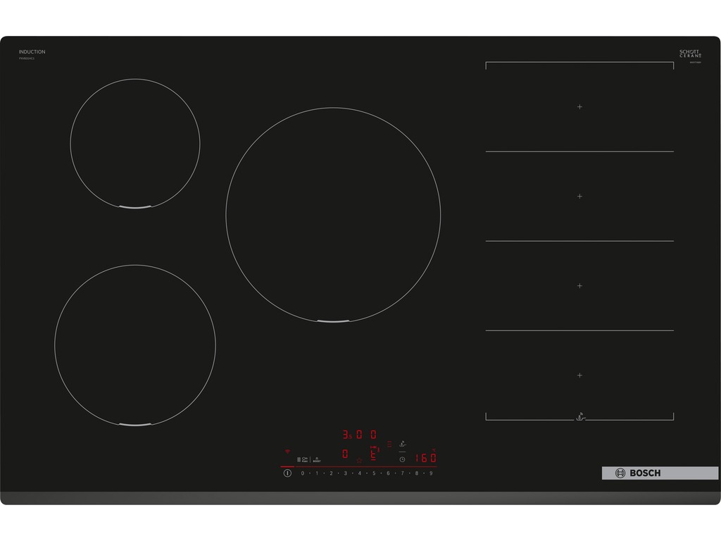 BOSCH indukcijska ploča 80cm,Serie 6|, bez okvira, 5 zona DirectSelect,