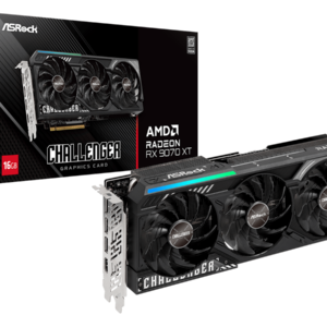 ASROCK VGA RX 9070 XT CL16GB GDDR6, 256bit, 3xDP, HDMI