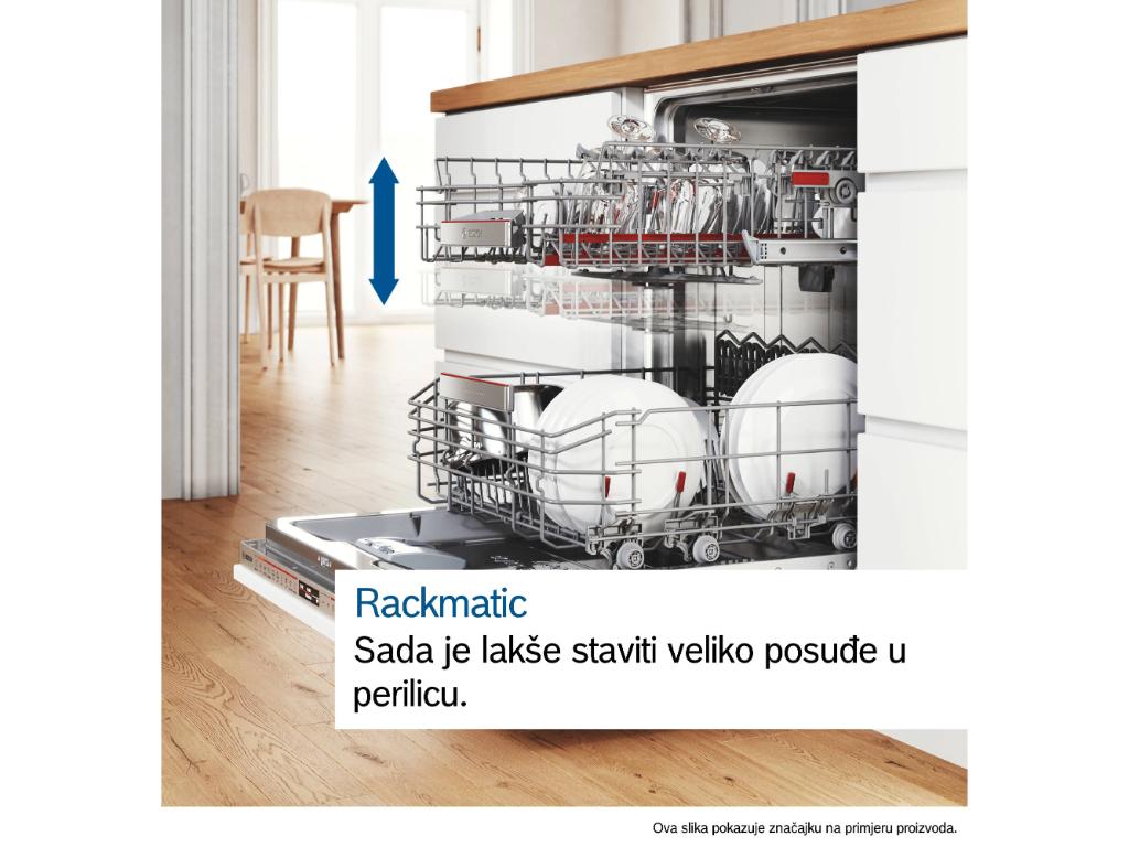 BOSCH perilica posuđa Serie 4|Brušeni Čelik ,C, 14 setova,9L,46dB, Escajg ladica, Old: SMS4HVI00E - Image 2