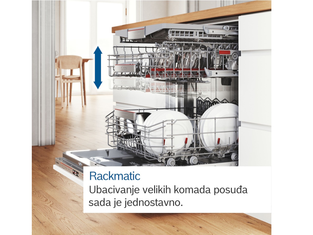 BOSCH Perilica posuđa Serie 2|, Naslijednok SMV25EX00E, 13 setova, 9.5L, E, Escajg ladica - Image 8