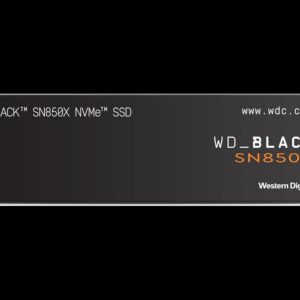 WD SSD 1TB SN850X NVMe BlackPCIe Gen4 x4,7300/6300 MBs