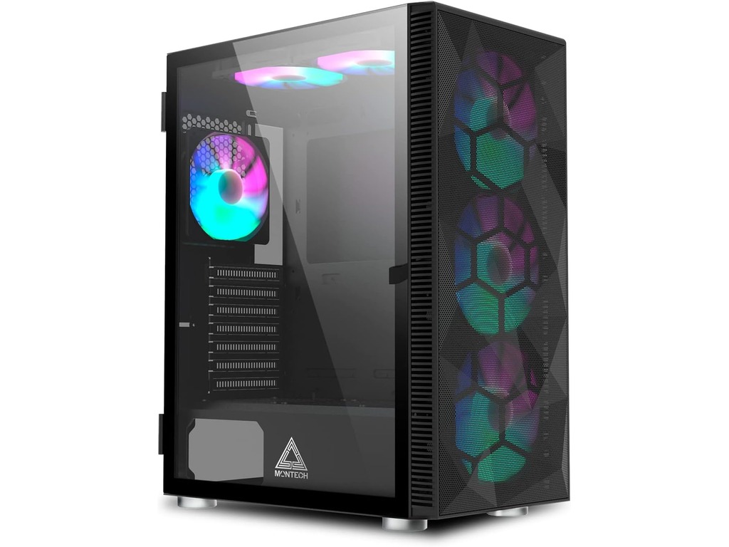 Montech Case X3 Mesh Mid tower, ATX 6x RGB Fans