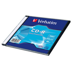 CD-R,VERBATIM, 700 MB,52X,EXTRA PRO.SLIM CASE