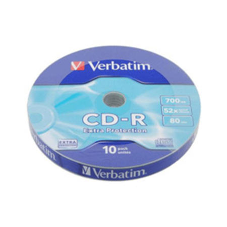 CD-R,VERBATIM, 700 MB,52X,spindle 10 kom EXTRA PRO.43437