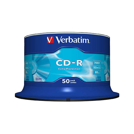 CD-R,VERBATIM, 700 MB,52X,spindle 50 kom EXTRA PRO.43351
