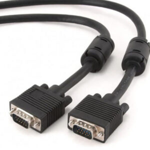 SVGA kabl CC-PPVGA-30M-B,15M-15M, 30 metara, black, GEMBIRD