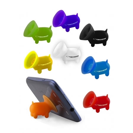 Mini držač za mobitel/smartphone ESPERANZA HIPPO, vakum, random color, 2 komada, EMS111
