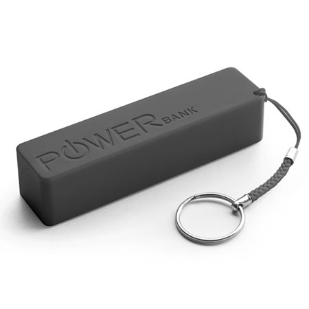 PowerBank EXTREME QUARK, 2000mAh BLACK, + key ring, XMP101K