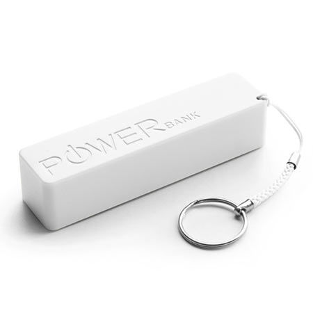 PowerBank EXTREME QUARK, 2000mAh WHITE, +key ring, XMP101W