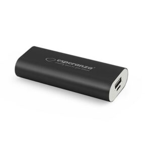 PowerBank ESPERANZA HADRON, 4400mAh, BLACK, EMP105K