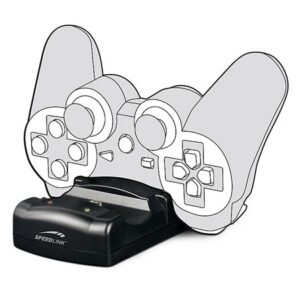 SPEEDLINK JAZZ stanica za punjenje dva PS3 gamepada, black SL-440001-BK