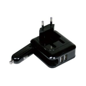 MEDIACOM Punjač Dual + auto punjač - M-USBCHCC2