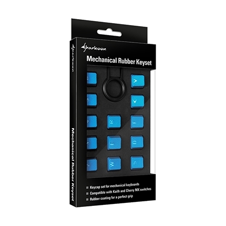 Tipke SHARKOON gaming Shark rubber for mehanical keyboard, blue