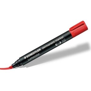 MARKER STAEDTLER LUMOC.352-2,CRVENI,OKRUGLI VRH